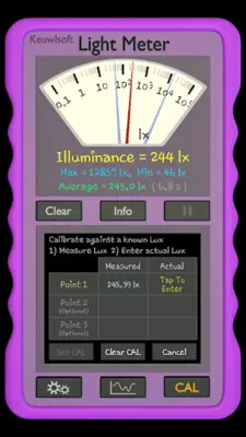 Light Meter android App screenshot 1